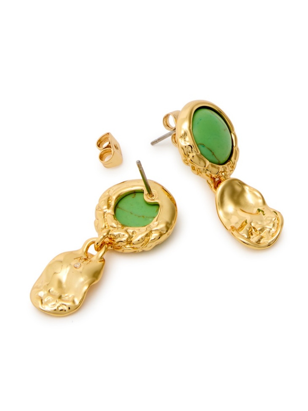 Alexis Bittar Brut Coin Drop Earrings